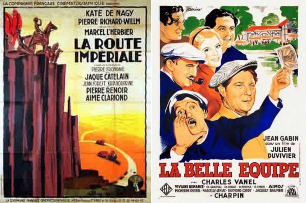 《榮光之道》（左）與《我們的伙伴》（右）電影海報。 圖／維基共享