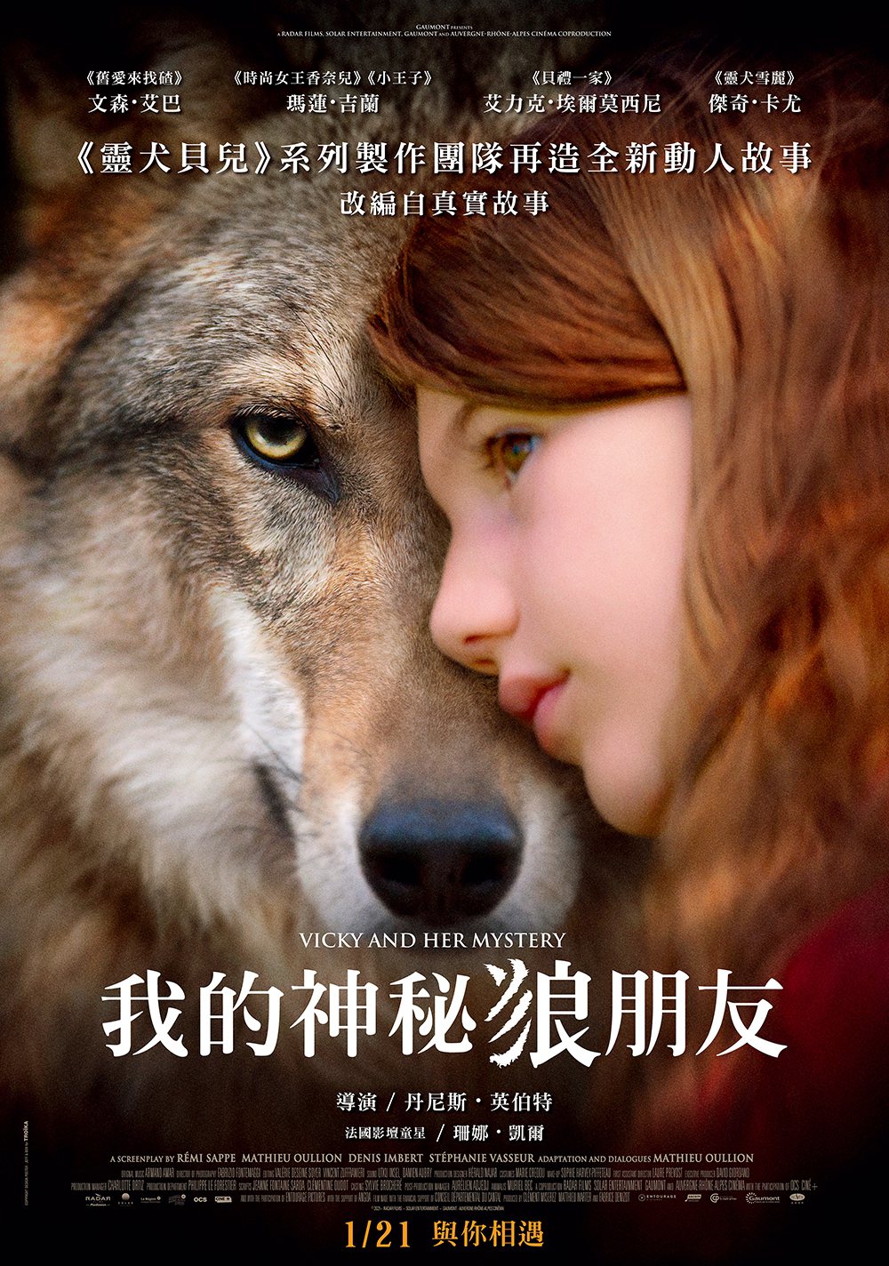 《我的神秘狼朋友》中文版海報。捷傑提供