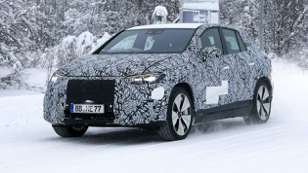 2023 Mercedes EQE運動休旅雪地測試中 劍指BMW iX