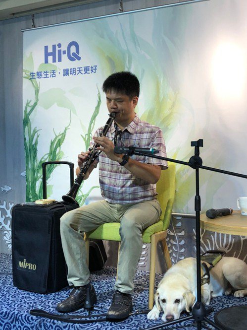 胡清祥希望聆聽他豎笛演奏的聽眾，能透過他的演出感受到音樂帶來的畫面。胡清祥／提供