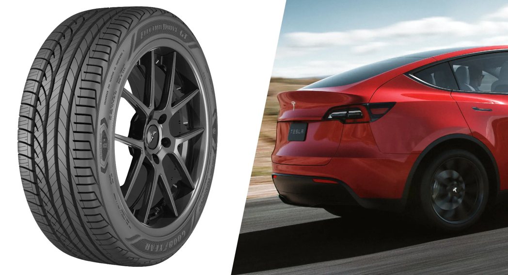 Goodyear推出ElectricDrive GT電動車專用胎。 圖／Goodyear提供