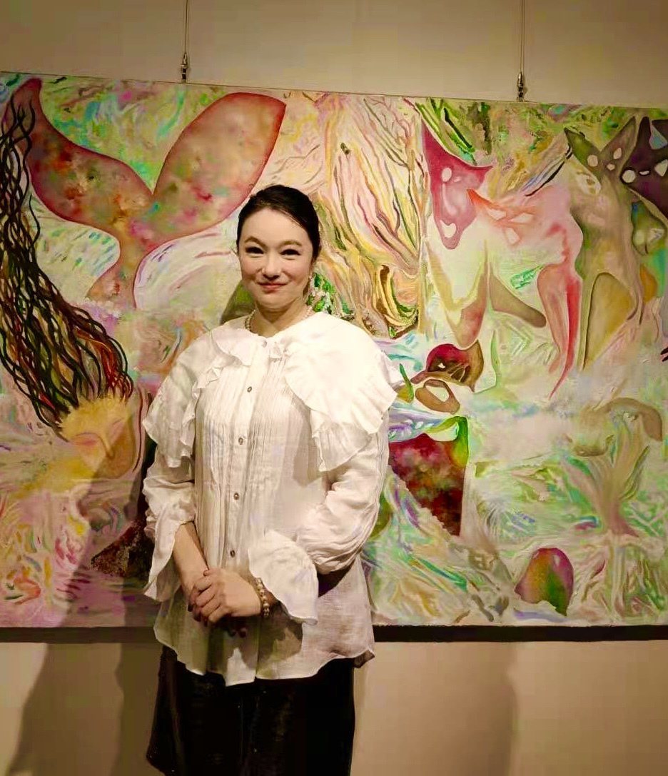 張瑞竹出席「橫山藝術季」分享創作經驗。圖／張瑞竹提供