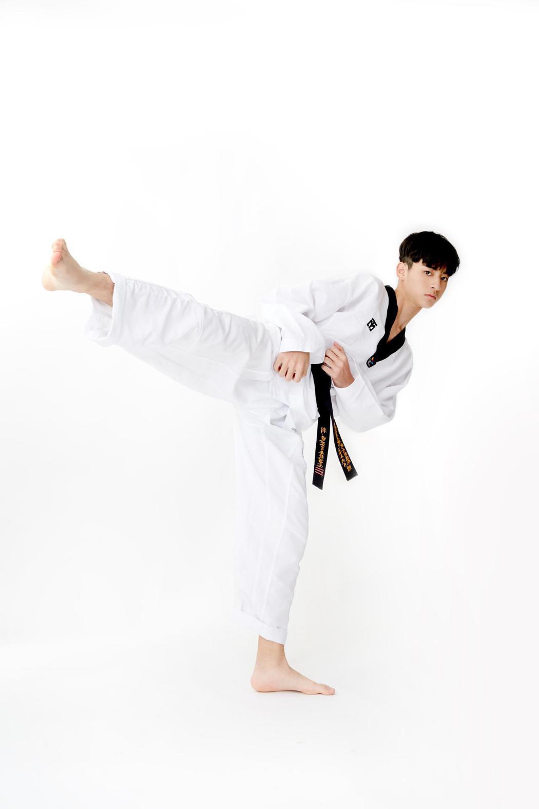 劉敬曾一度成為跆拳道國手。圖／TVBS提供