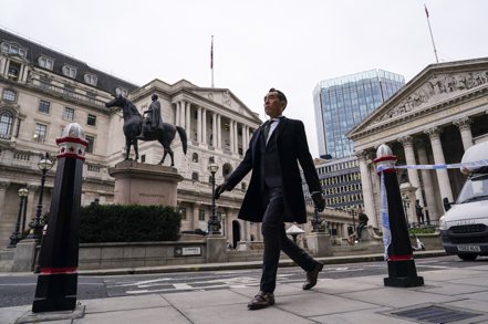 英國央行目前是各大央行收緊貨幣政策的領頭羊。圖／美聯社