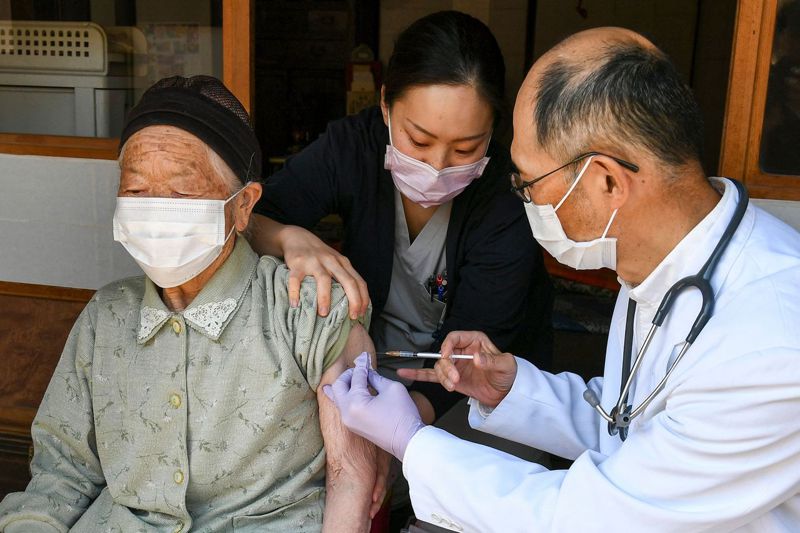 日本居家醫師認為，現在日本老人體重標準、偏瘦，死亡風險反而高。法新社