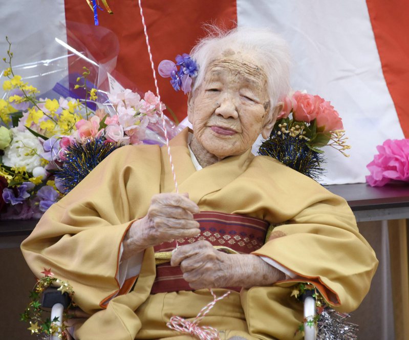 获金氏世界纪录认证为全球最高龄、现居日本福冈市的田中加子，2日欢度119岁生日。（路透资料照）(photo:UDN)