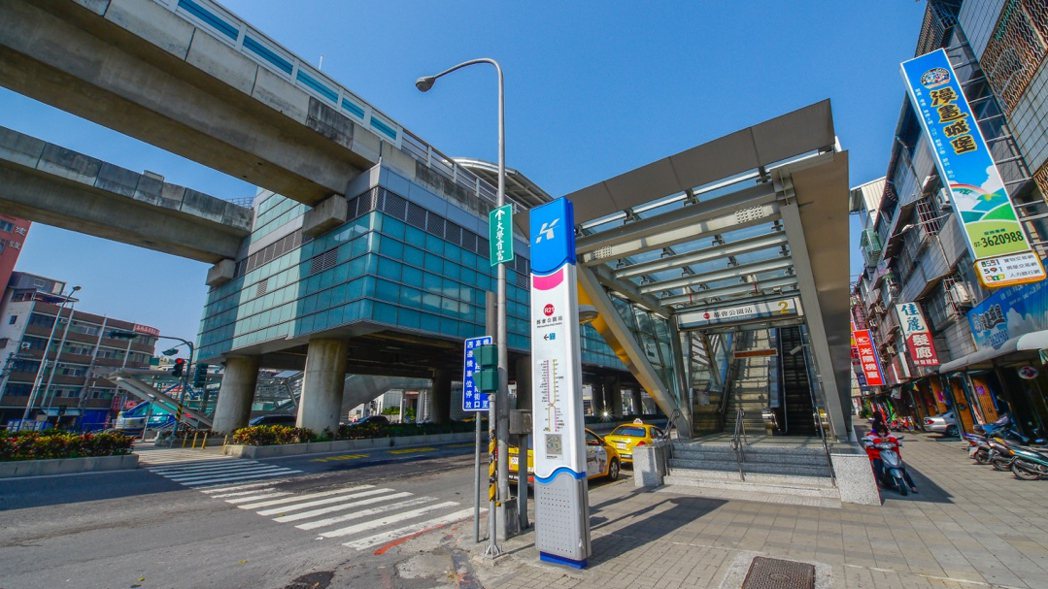 台積電高雄楠梓廠區完工後，將是台灣第一座鄰近捷運站的廠區。