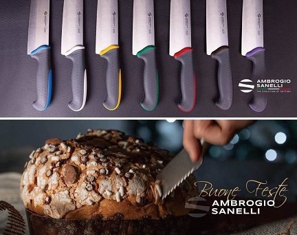 SANELLI AMBROGIO品牌，義大利米蘭設計時尚刀柄。 郁選國際／提供