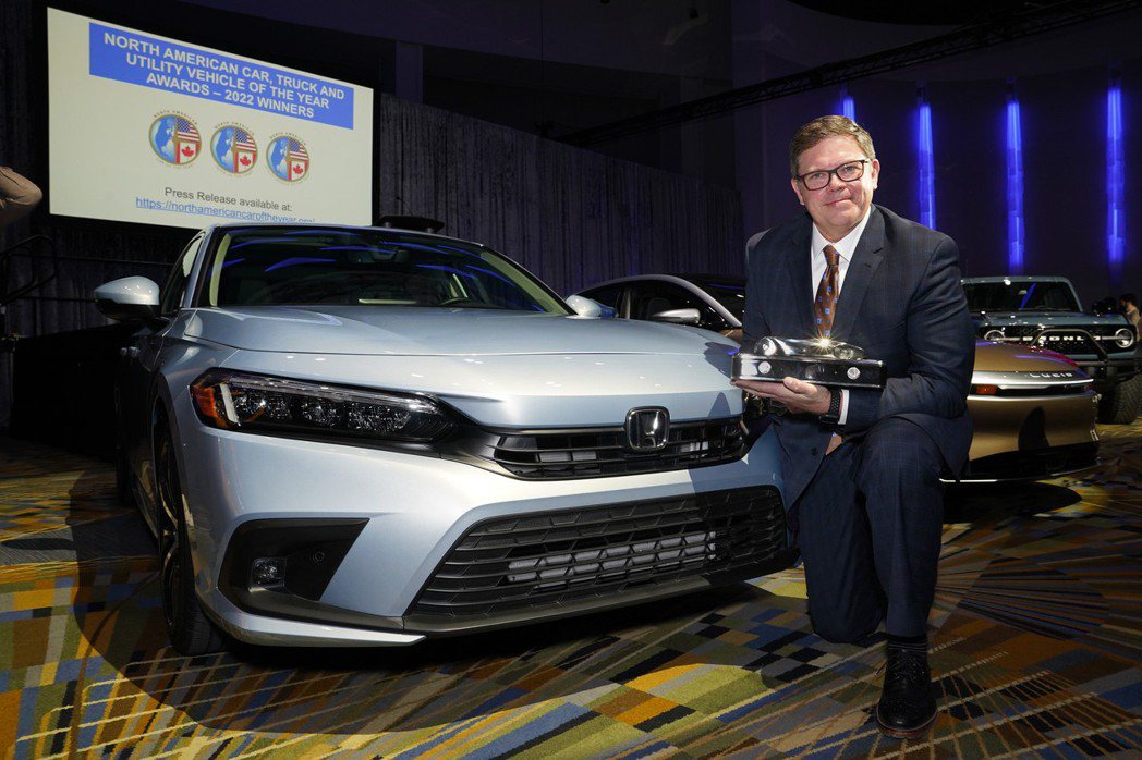 第11代Honda Civic摘下2022北美年度風雲車大獎。 摘自Honda