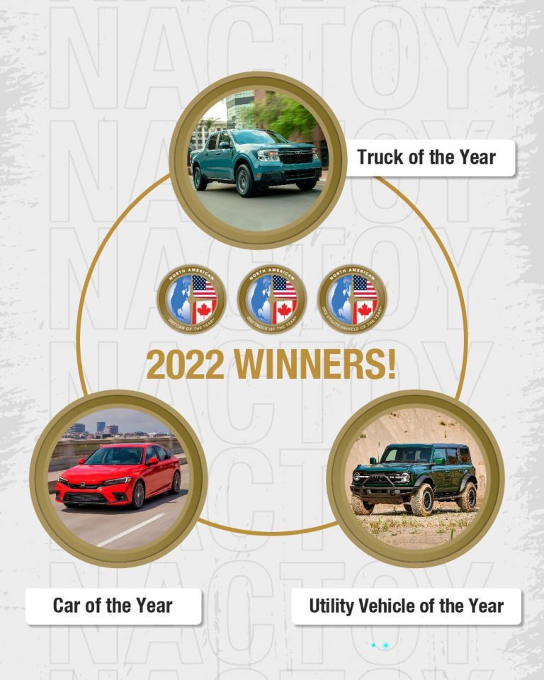 2022北美年度風雲車大獎最終由第11代Honda Civic摘下。 摘自NAC...
