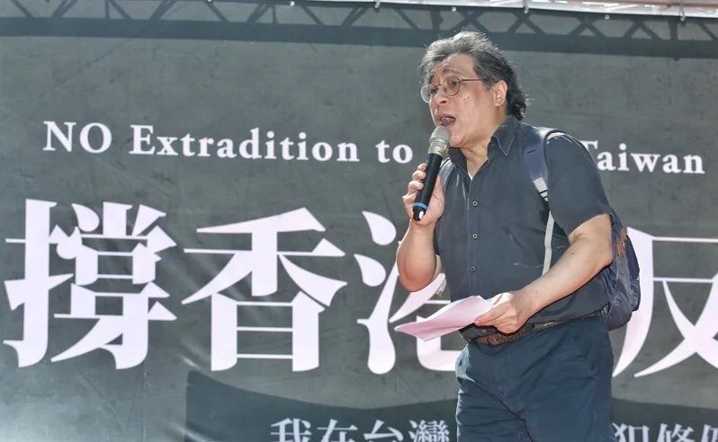 學者吳叡人曾聲援香港。聯合報系資料照片／記者曾原信攝影