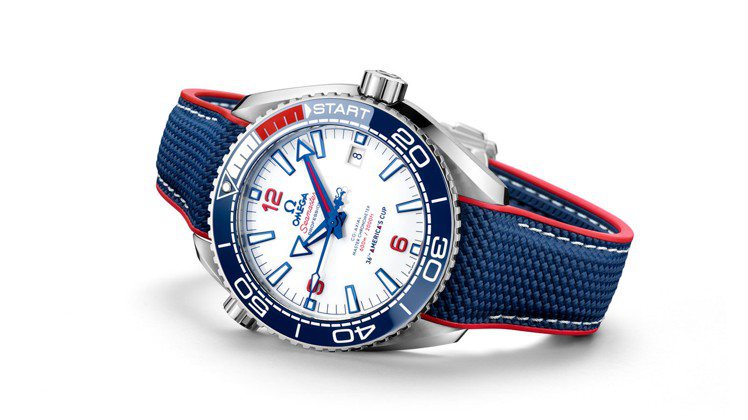 OMEGA海馬Planet Ocean美洲盃限量版腕表，同軸擒縱機芯、43.5毫...