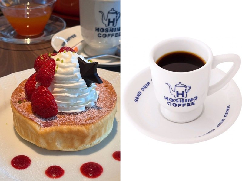 星乃珈琲店推出草莓舒芙蕾熱蛋糕季節限量商品。圖／新光三越提供