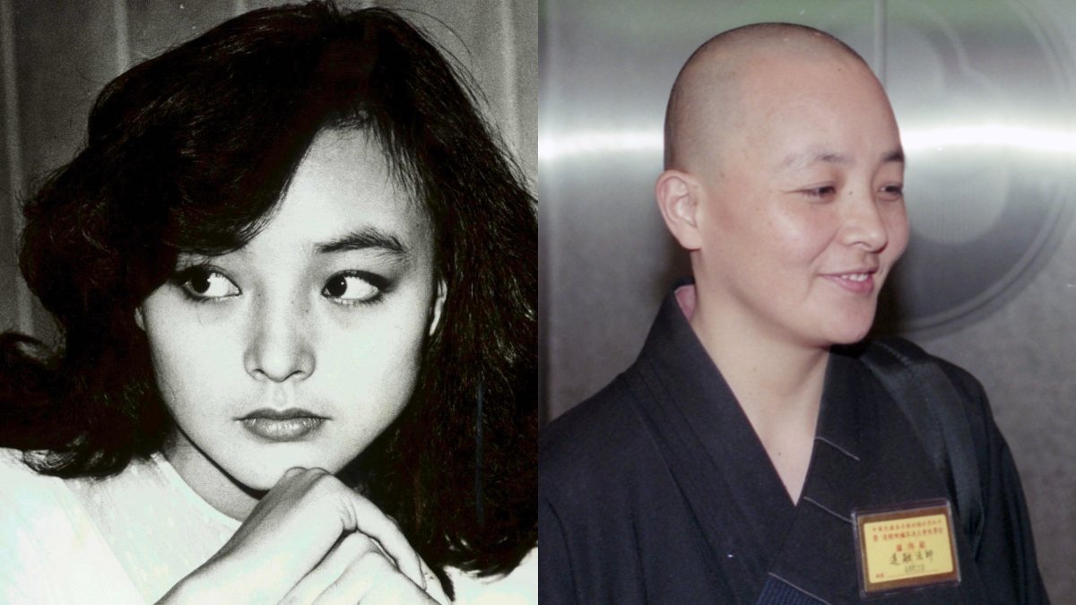 劉藍溪曾是玉女歌手，後來剃度出家。 圖/聯合報系資料照