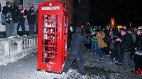 圖為2011倫敦大暴動。 圖／美聯社