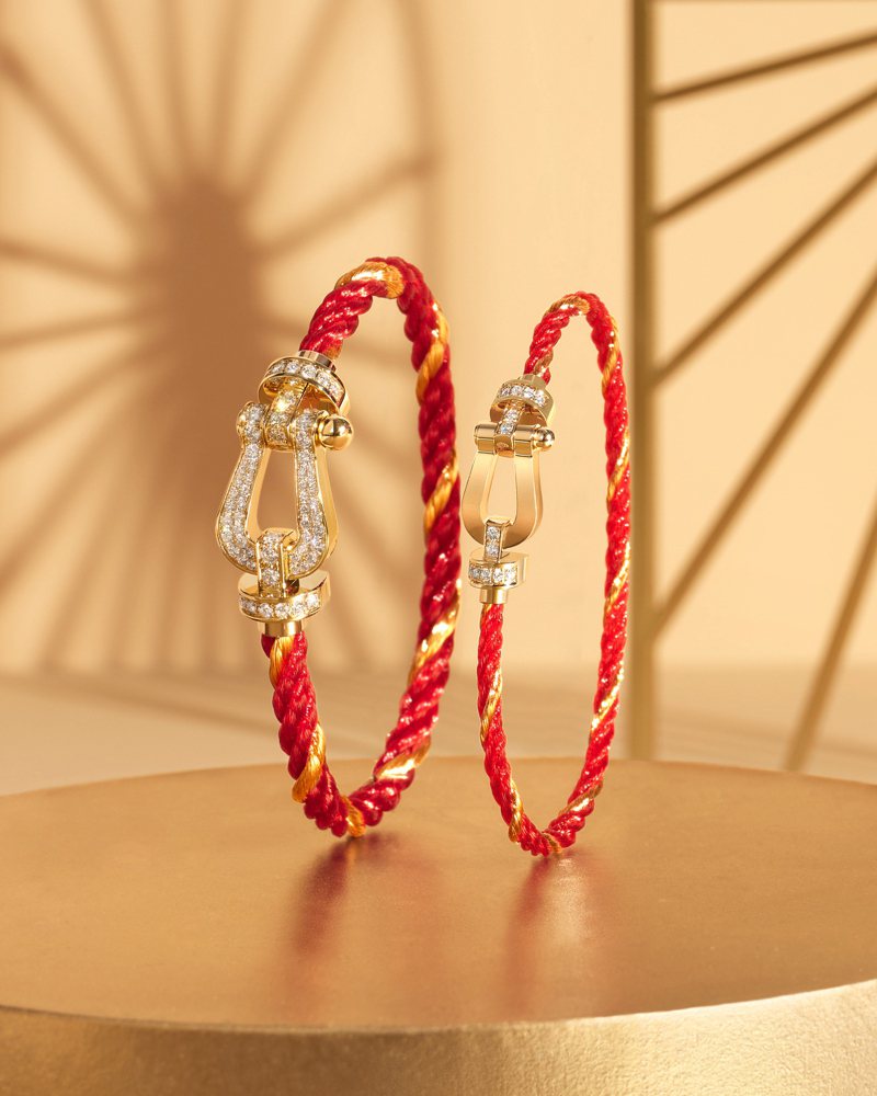 FRED以金色和紅色的珠寶迎接新年。圖／FRED提供