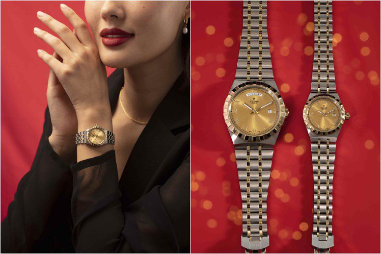 帝舵（TUDOR）推薦了兩款TUDOR Royal系列香檳金色自動腕表，並以28...