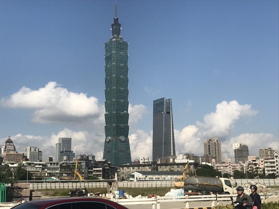 Google公布「台灣年度最多人瀏覽的Google街景地點」，台灣指標性建築「台北101大樓」只排名17。 聯合報系資料照片／記者游智文攝影
