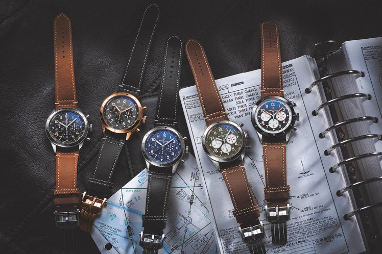 百年靈近期推出的Super AVI航空計時腕表，具有46毫米、GMT功能與自動上...