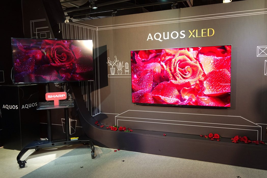 AQUOS XLED與LED電視一比可看出亮度、成像差距極大(照片直接輸出)。 ...