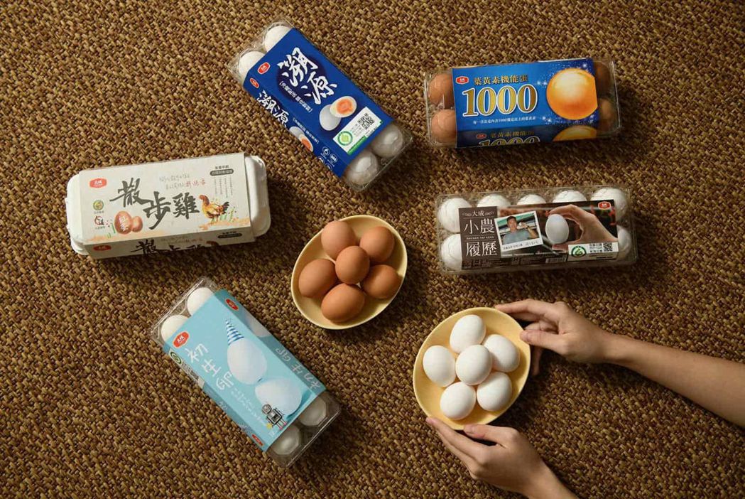 大成開發多品項蛋品。（謝佩穎攝）天下雜誌提供