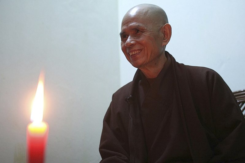 世上最有影響力的佛教高僧之一、95歲的一行禪師今天在故鄉越南圓寂。美聯社