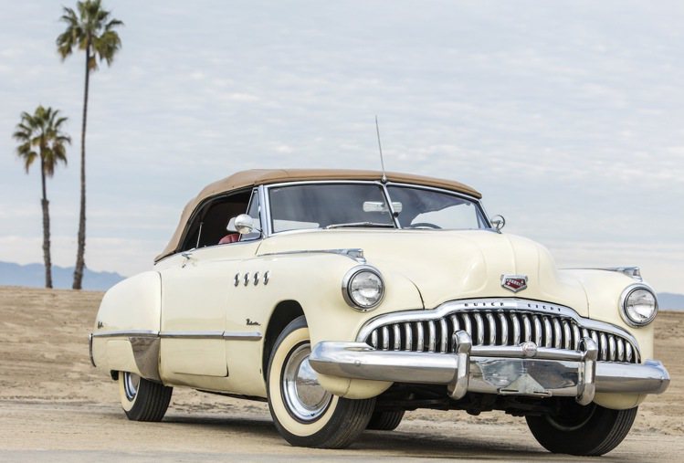電影「雨人」中出現的1949年Buick Roadmaster Converti...