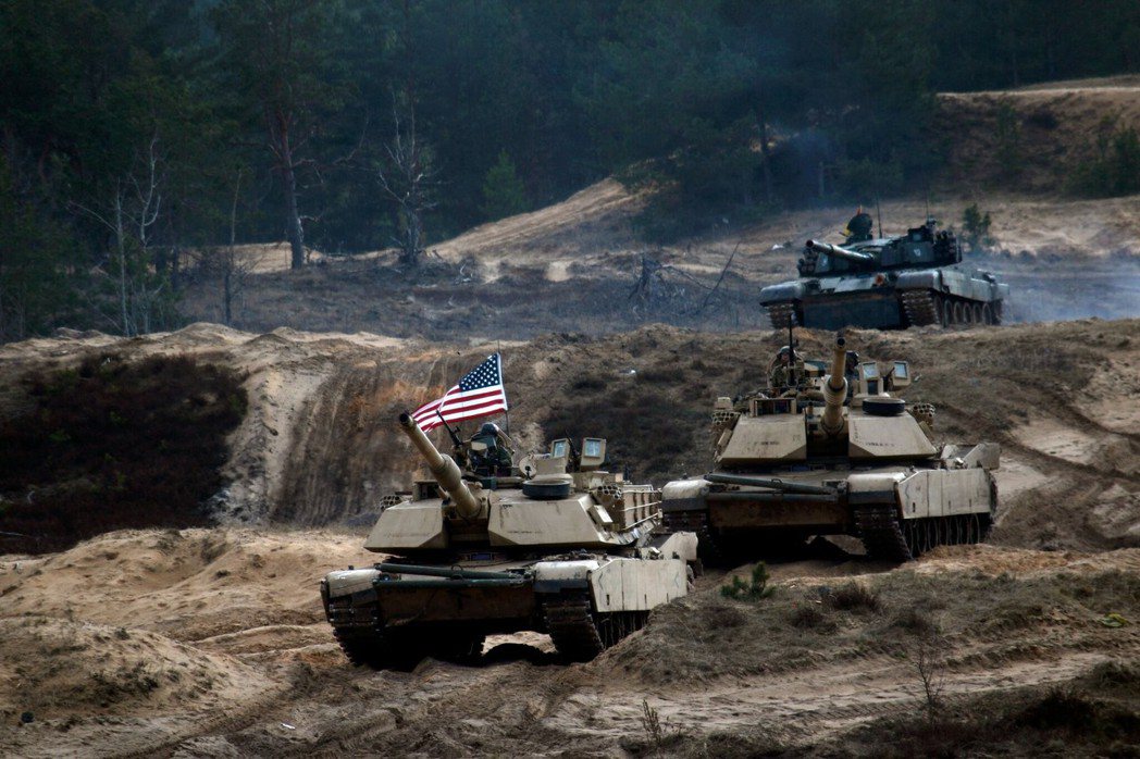 圖為拉脫維亞境內的美軍。 圖／歐新社