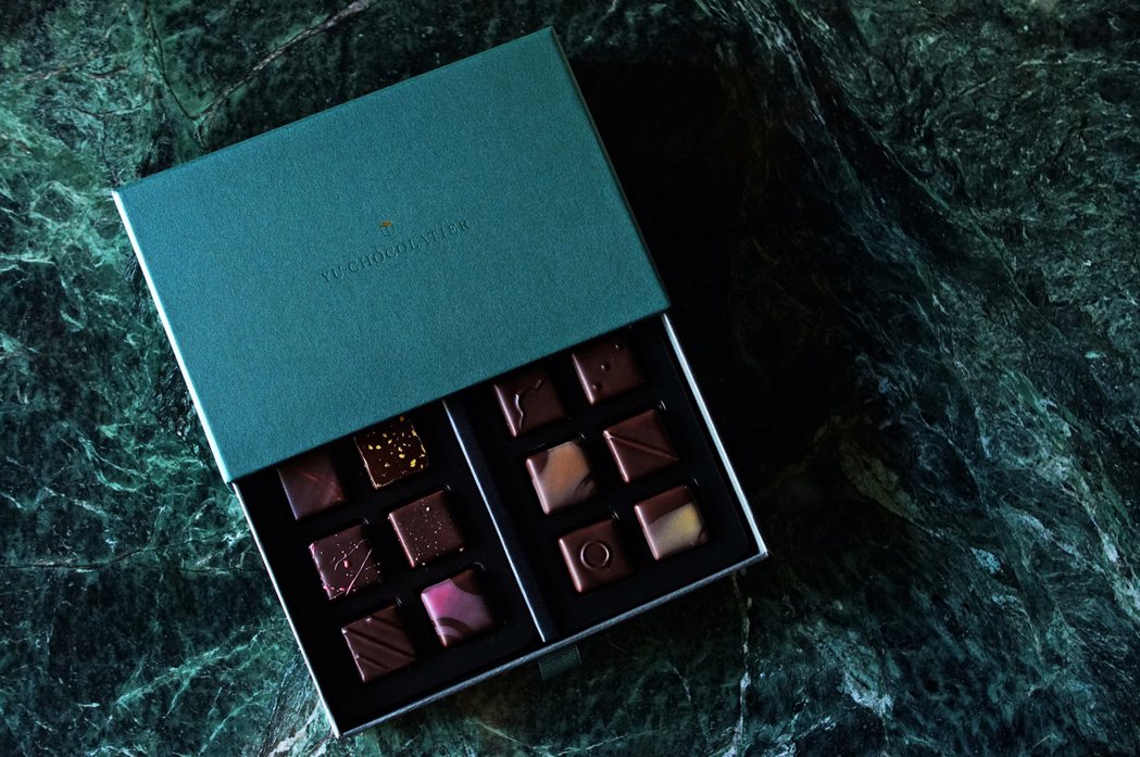 此次於日本亮相的畬室夾心巧克力禮盒。圖／畬室提供
