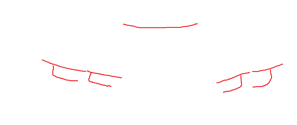 網友用小畫家畫出「9條線」，PO網尋求解答是何車型。圖擷自PTT