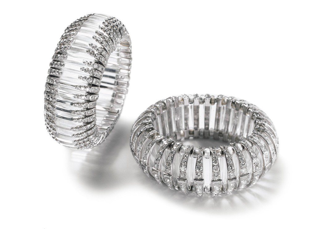 1930年卡地亞巴黎水晶手環為女星Gloria Swanson購入；手環如今由卡...