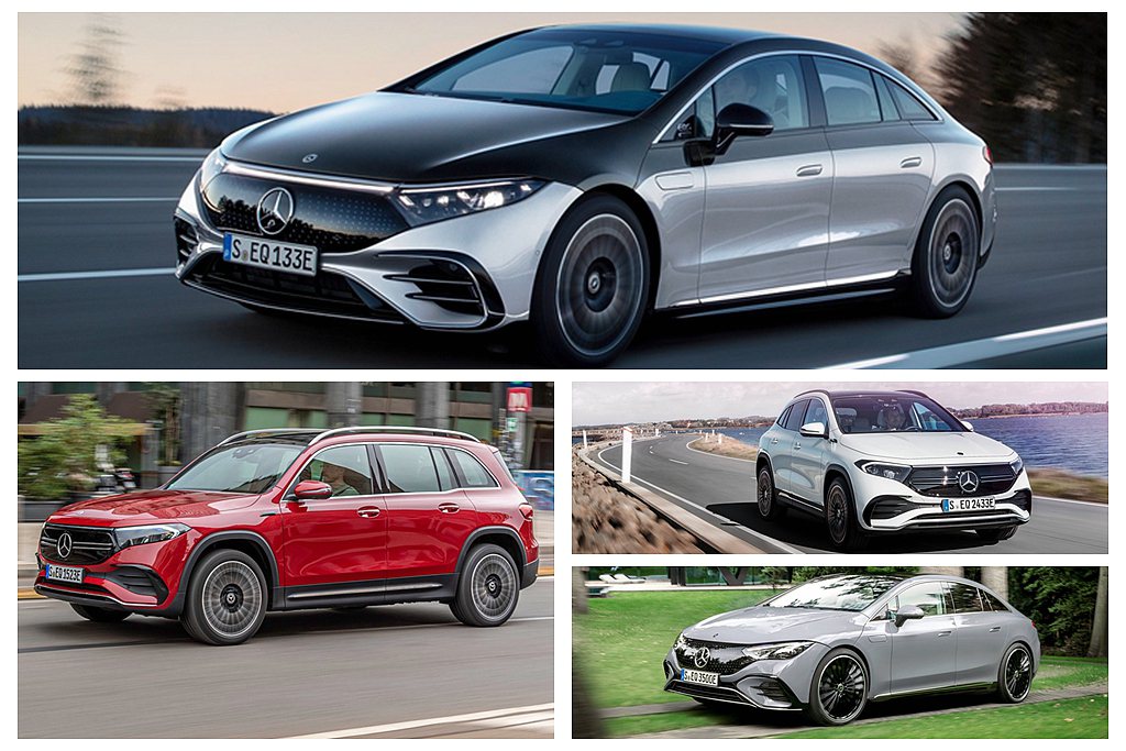豪華品牌賓士在台銷售穩居榜首，今年將導入EQ系列電動車各款新作。 圖／Mercedes-Benz提供