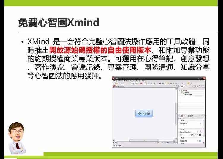 使用心智圖向客戶提案時，可善用 Xmind 同步進行會議記錄。 截圖自/全球華人...