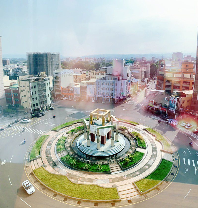 雲林縣斗六圓環位在市中心，是當地交通樞紐。本報資料照