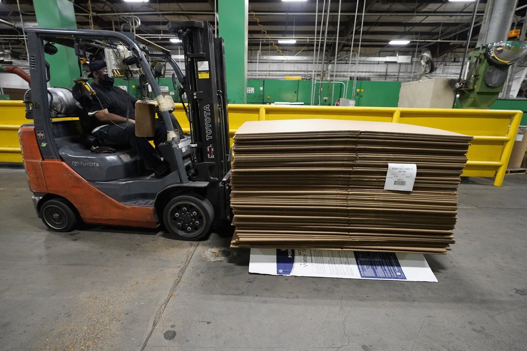 紙箱短缺可能為全球貨運再添干擾因素。美聯社