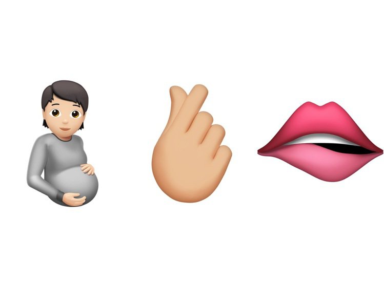 iOS 15.4的開發者測試版新增了手指愛心、咬唇、懷孕人士等全新的表情符號。圖...
