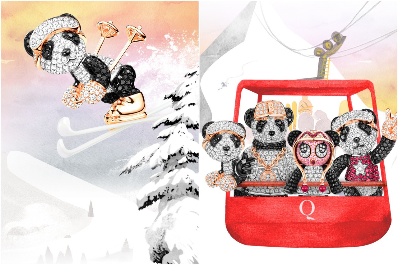 冬奧在即  <u>Qeelin</u>推冠軍熊貓Champion Bo Bo 滑雪賣萌