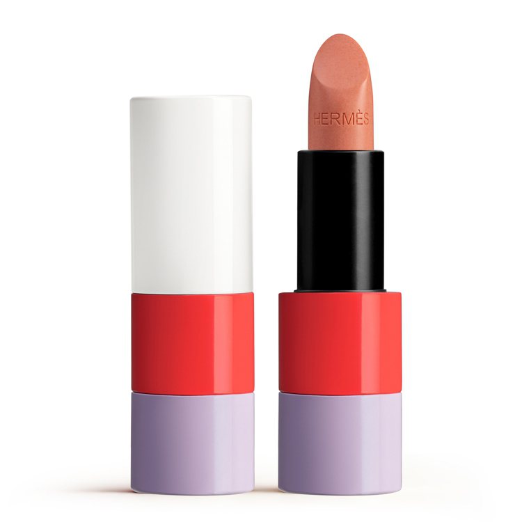 Rouge Hermès春夏限量版的波光淡粉調唇膏，2,600元。圖／愛馬仕提供