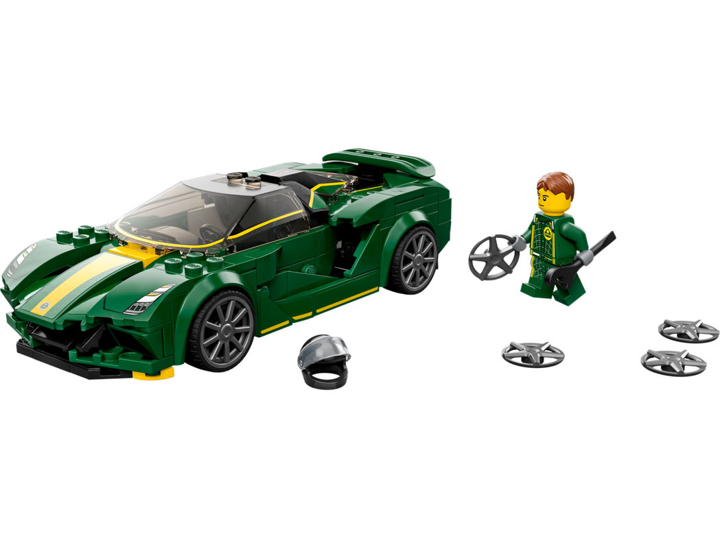 樂高® 極速賽車 Lotus Evija（76907）。 圖／LEGO提供