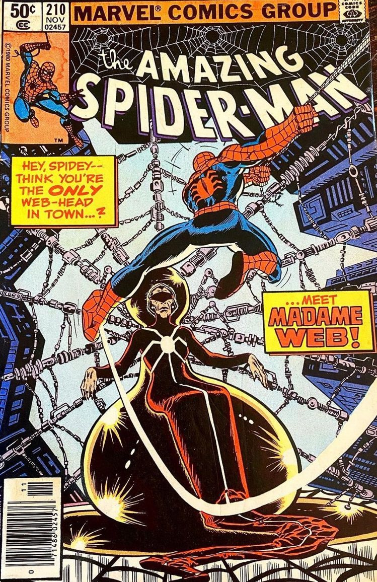 蜘蛛夫人（下）是蜘蛛人漫畫中的角色。圖／摘自IG