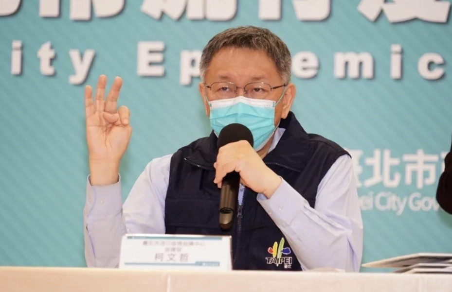 台北市長柯文哲再比喻，高端就像醫學院學生，還沒考到醫師執照就開業。圖／北市府提供