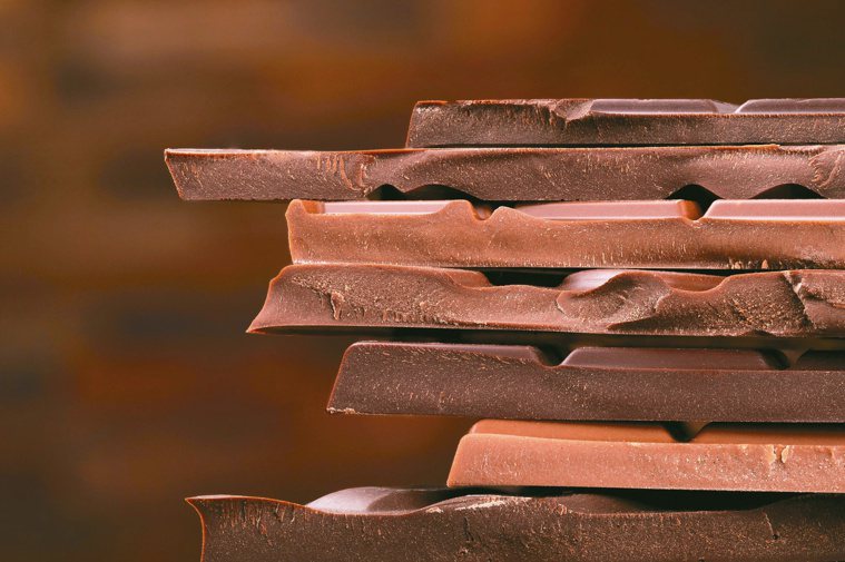 巧克力雖健康，但仍屬高熱量食物。圖/123RF
