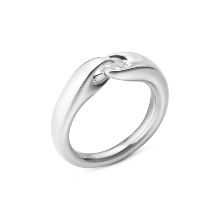 丹麥Felix王子配戴在形象廣告中配戴的REFLECT系列純銀單鍊節戒指，7,8...