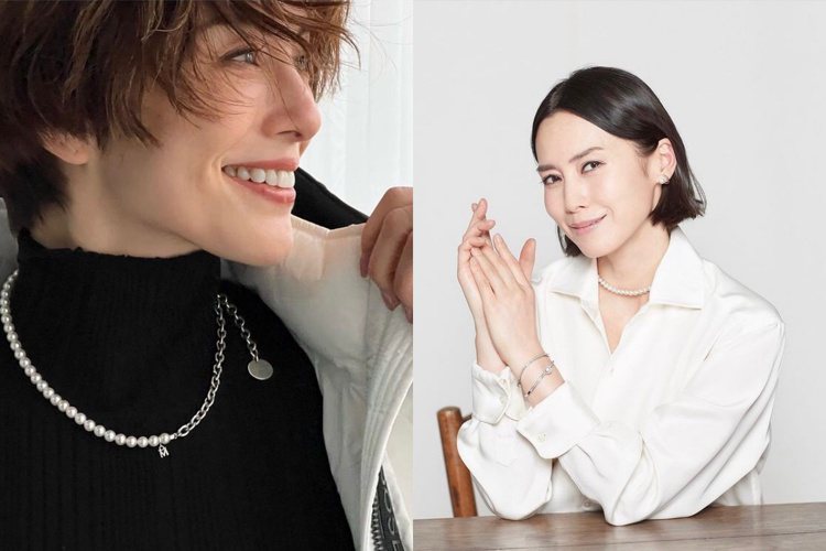 米倉涼子與中谷美紀配戴MIKIMOTO珍珠珠寶。圖／摘自IG