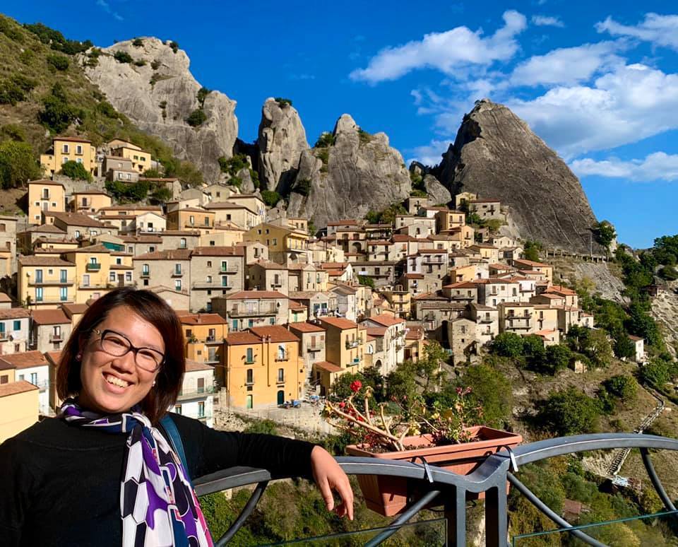 好奇心旺盛的楊馥如在義大利也透過旅行和走路，認識當地文化。圖／楊馥如 提供