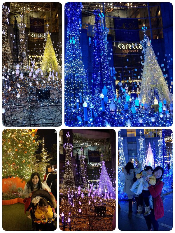 圖 / 赤羽橋「東京鐵塔最大耶誕樹音樂燈光秀」、Caretta汐留「迪士尼公主冬季燈飾活動」