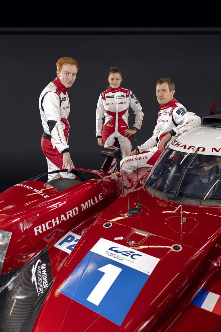 RICHARD MILLE宣佈了車隊的全新三位成員Milesi（左）、Ogier...