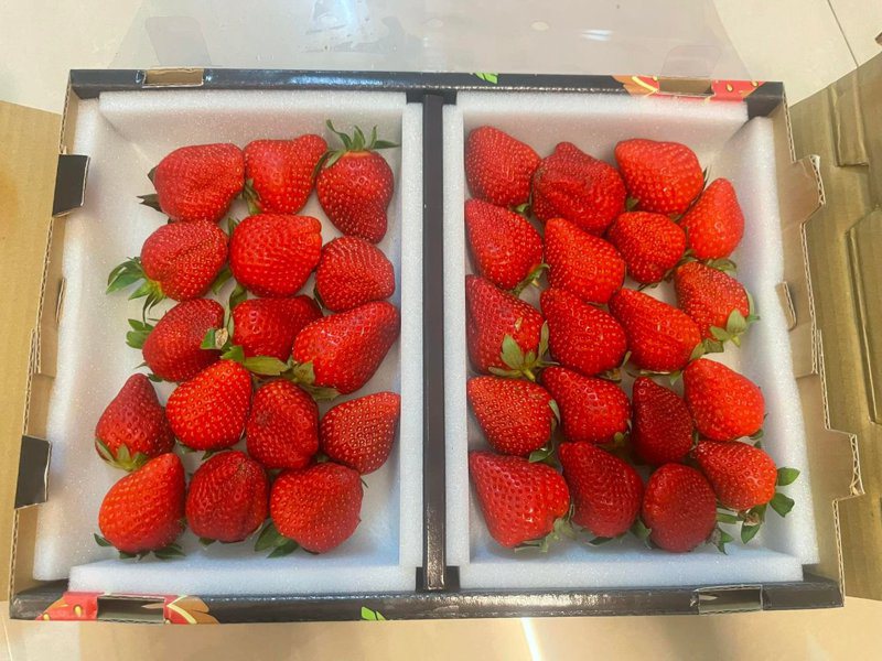 一名網友在好市多買了4盒草莓，因吃起來味道普通想退貨。圖／取自臉書社團《Costco好市多 商品經驗老實說》