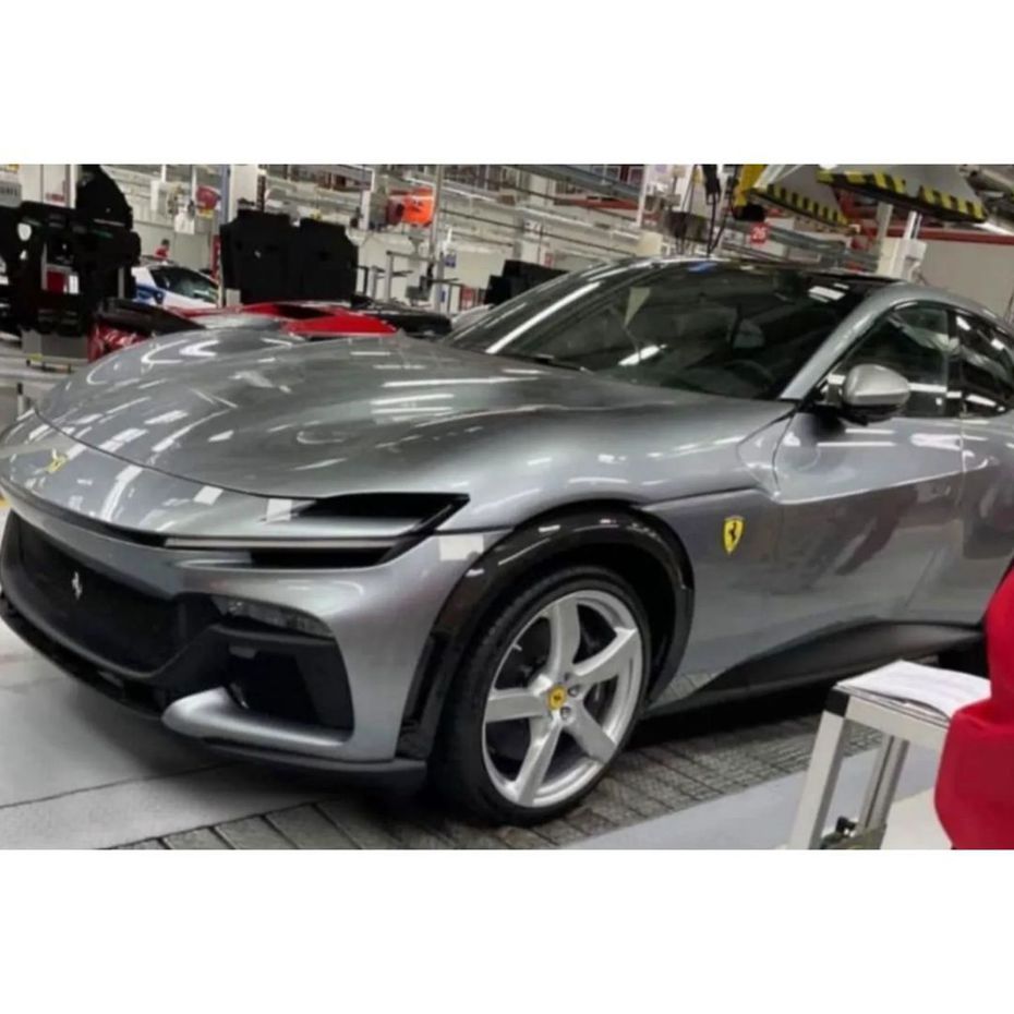 全新Ferrari Purosangue實車無偽裝曝光。 圖／截自wilcoblok Instagram