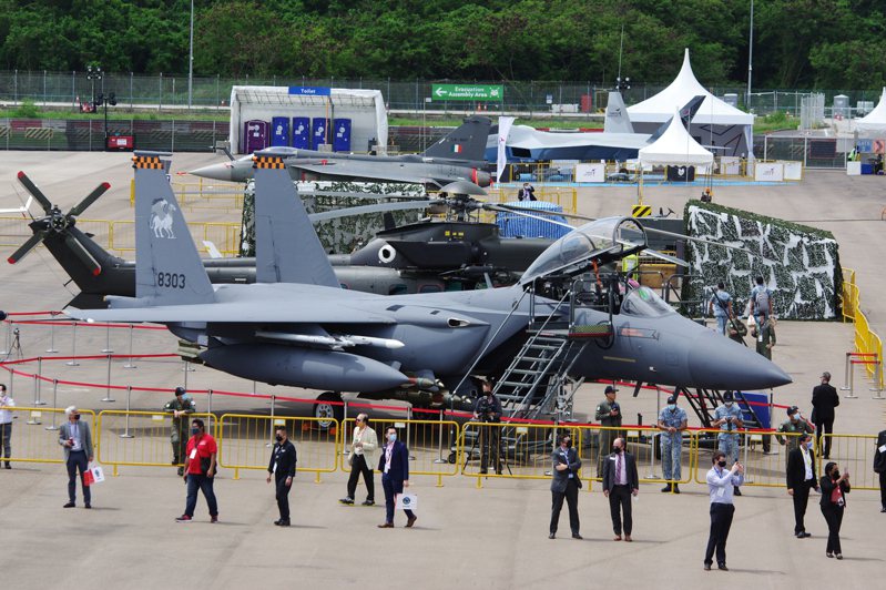 新加坡空軍的F-15SG戰鬥機。記者程嘉文／攝影